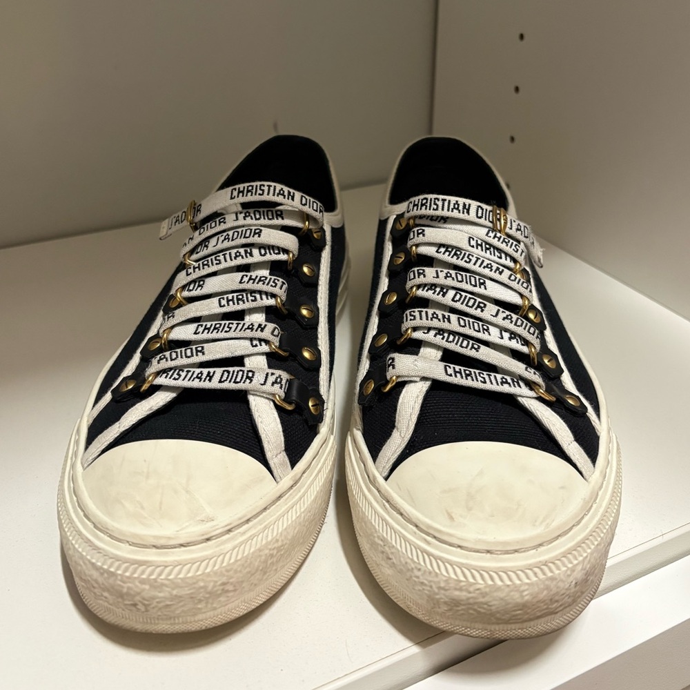 Dior Women’s Black and White Sneakers